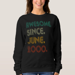 Camiseta 22º Aniversário, 22 Anos, Incrível Desde Junho De