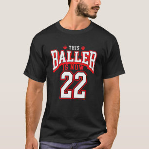 Camiseta 22º Aniversário, Basquete, 22 Anos
