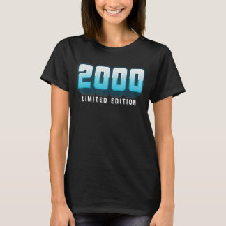 Camiseta 22º Aniversário Damas 22 Anos 2000 Presente 7
