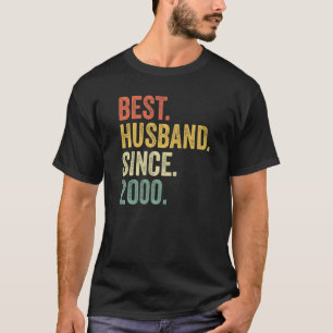 Camiseta 22º Aniversário De Casamento Para O Melhor Marido