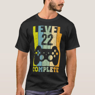 Camiseta 22º Aniversário Mulheres Nível 22 Anos 2000