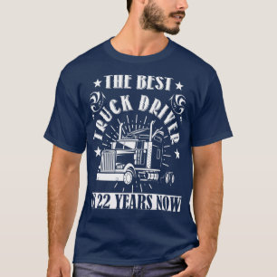 Camiseta 22.º Aniversário Presente Motorista de Caminhões 2