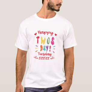 Camiseta 22/22/22 Quinta-Feira, Terça-Feira, 22 De Fevereir