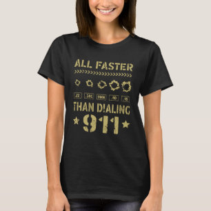 Camiseta 22 380 9mm 40 45 Todos Mais Rápidos do que Discar 