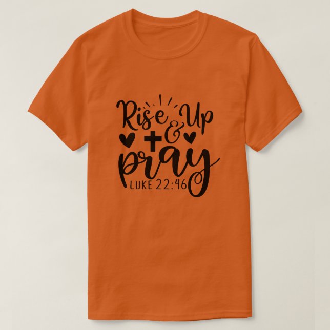 Camiseta 22 4601 de rezar (Frente do Design)