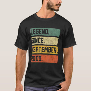 Camiseta 22 Anos De Idade 22.ª Legenda De Aniversário Desde
