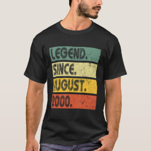 Camiseta 22 anos de idade 22.a legenda de aniversário desde