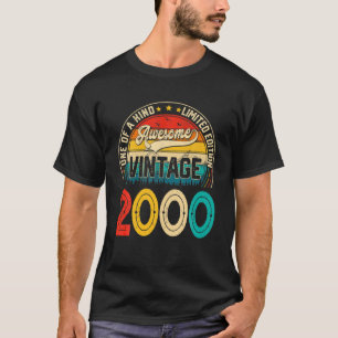 Camiseta 22 Anos De Idade, Vintage 2000 Limited Edition 22