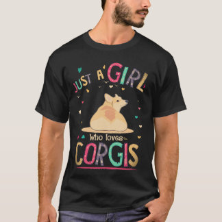 Camiseta 22 Apenas Uma Garota Que Ama Corgi