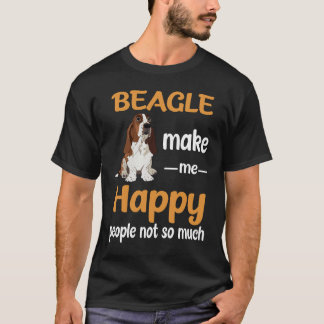 Camiseta 22 Beagle me faz feliz