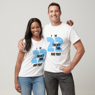 Camiseta 22 & Contagem