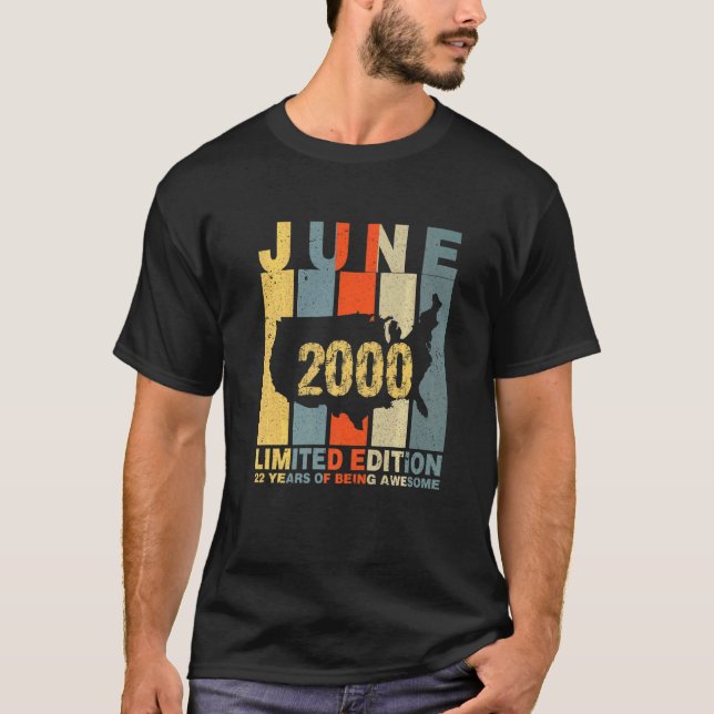 Camiseta 22 De Junho De 2000 22 Anos De Esforço (Frente)