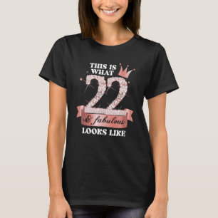 Camiseta 22 e fabuloso I Black Peach Party Group Candid Pho