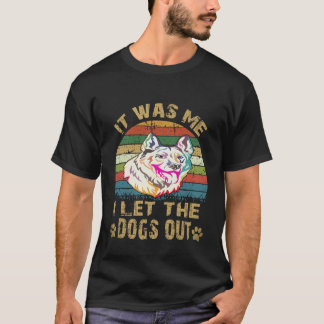Camiseta 22 Fui Eu Quem Deixou os Cachorros Saírem Shepherd