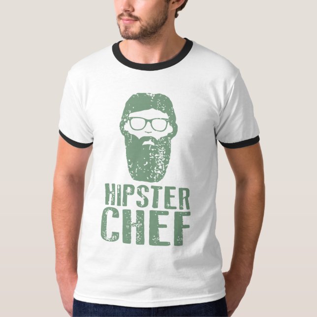 Camiseta 22 minutos - Chef Hipster (Frente)
