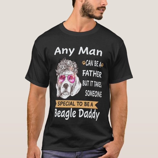 Camiseta 22 Qualquer Homem - Beagle Papai Beagle (Frente)