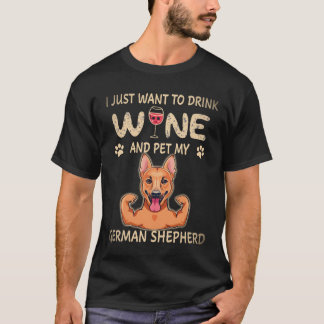 Camiseta 22 Só Quero Beber Vinho E Acariciar Minha Ovelha A