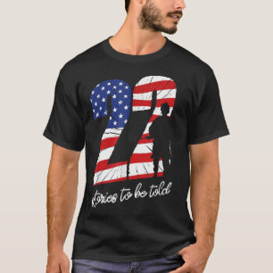 Camiseta 22 Veteranos 22 Vive Awarenes Militares Suicidas