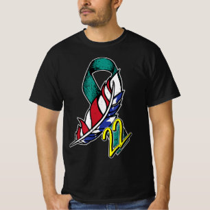 Camiseta 22 Veteranos PTSD Suicídio Sensibilização para a p
