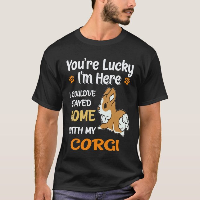 Camiseta 22 Você é Corgi Sortudo (Frente)