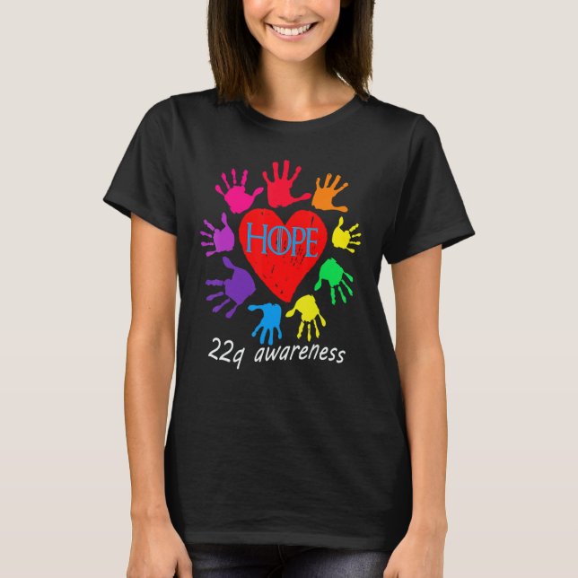 Camiseta 22q Duplication All Hope For Children (Frente)
