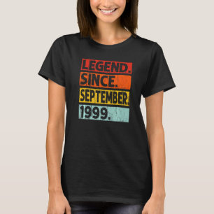 Camiseta 23ª Legenda de Aniversário Desde setembro de 1999