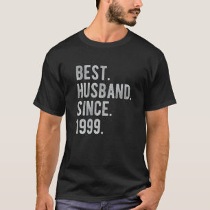 Camiseta 23º Aniversário De Casamento Para Ele Melhor Marid