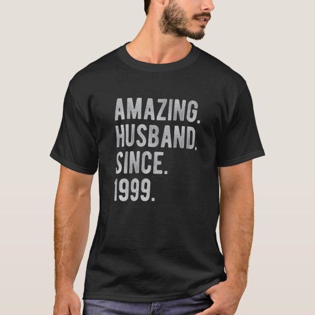 Camiseta 23º Aniversário De Casamento Para Ele Um Marido In (Frente)