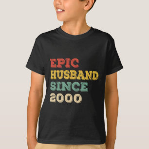 Camiseta 23º Aniversário de Casamento para Him Epic Husband