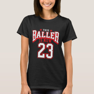 Camiseta 23º aniversário do Bysketbyll com mais de 23 anos
