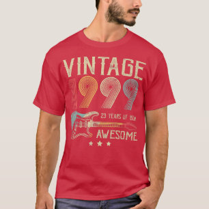 Camiseta 23º Aniversário Mulheres Mens Vintage Incrível 199