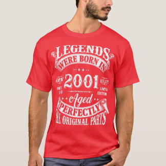 Camiseta 23º Aniversário Nascer De Legendas De 23 Anos Em 2