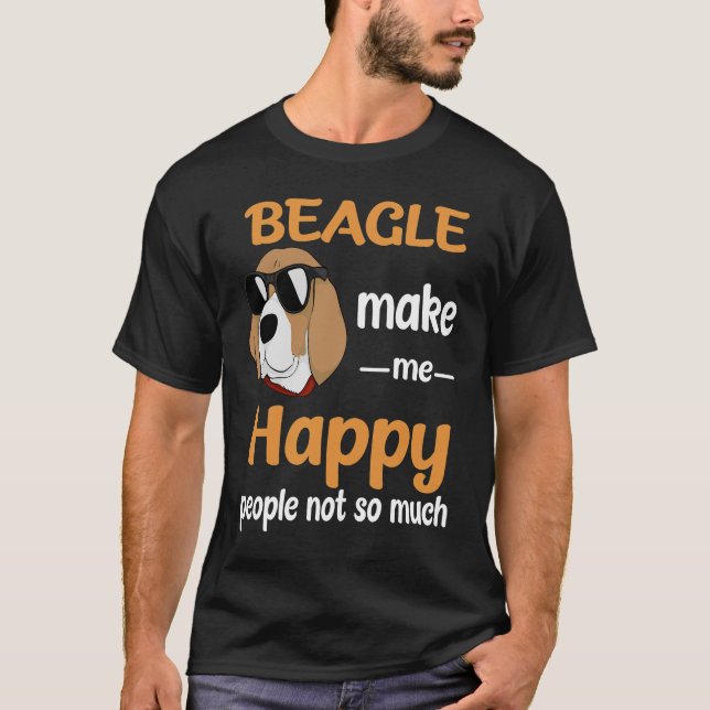 Camiseta 231 Beagle Me Faz Feliz (Frente)