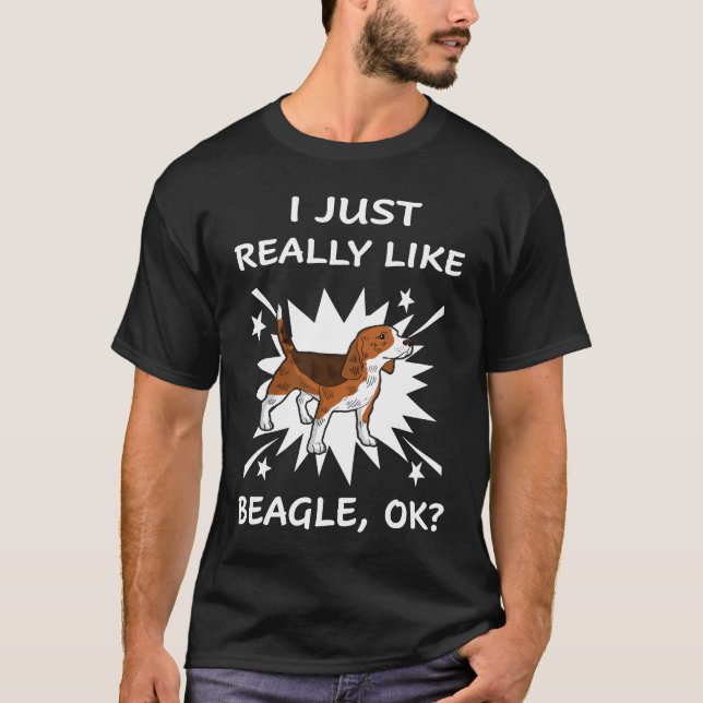 Camiseta 231 Eu Gosto Muito De Beagle (Frente)