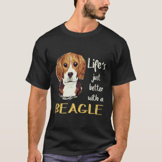 Camiseta 23 A Vida é Melhor Com Um Beagle