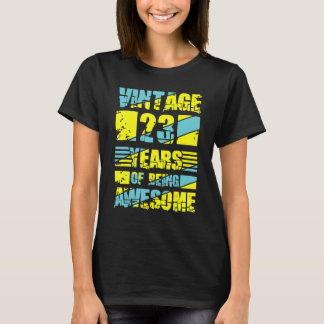 Camiseta 23 anos 23. Aniversário 27