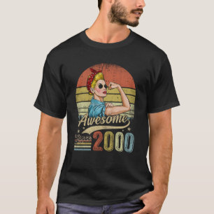 Camiseta 23 Anos De Idade Incrível Desde 2000 23 Presentes