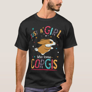 Camiseta 23 Apenas Uma Garota Que Ama Corgi