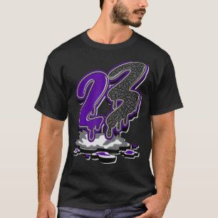 Camiseta 23 Drip Dark Iris 3s Correspondente
