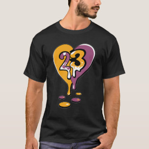 Camiseta 23 Drip Heart Brotherhood 1s Unisex Matching
