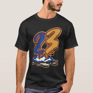 Camiseta 23 Drip Máx. 90 Correspondência Castanho