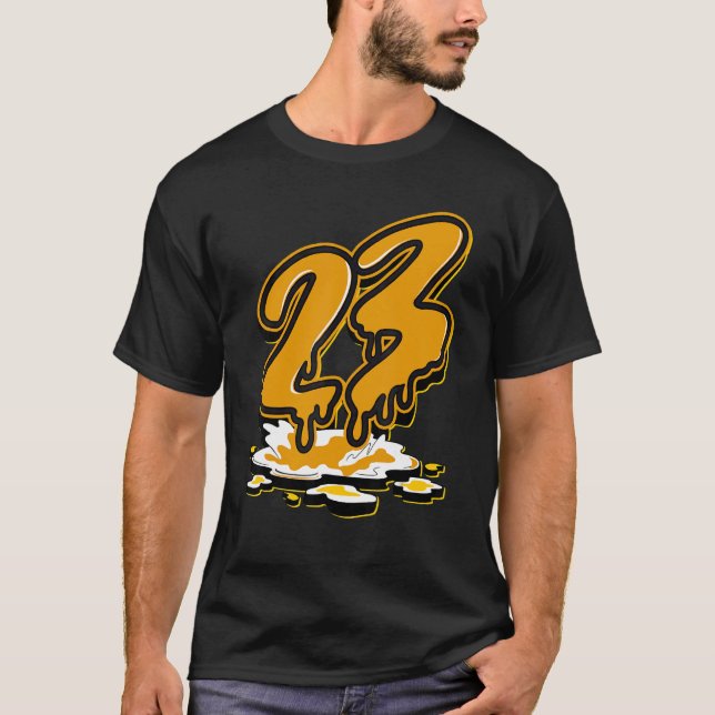 Camiseta 23 Drip OG Yellow Toe 1s Matching (Frente)