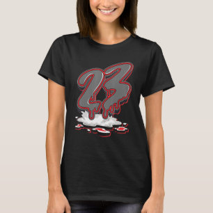 Camiseta 23 Drip Retro Infravermelho 4s Correspondente