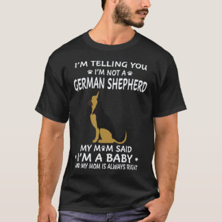 Camiseta 23 Estou dizendo que não sou um pastor alemão Meu