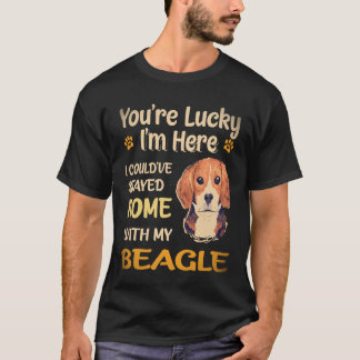 Camiseta 23 Fiquei em Casa Com Meu Beagle