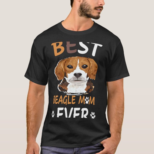 Camiseta 23 Melhor Beagle Mãe De Todos Os tempos (Frente)