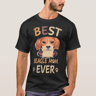Camiseta 23 Melhor Mãe Beagle de Todos os Tempos Beagle