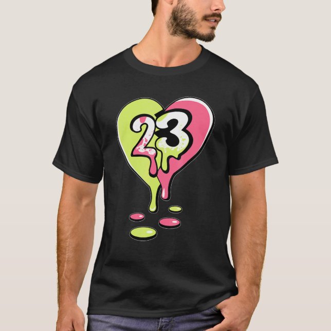 Camiseta 23 Rare Air Lemon 4s Matching (Frente)