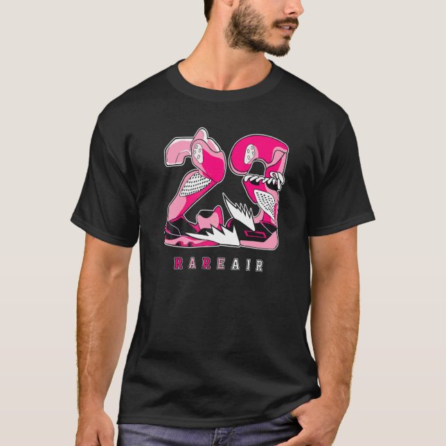 Camiseta 23 Raro Ar Low Triplo Rosa Correspondente (Frente)