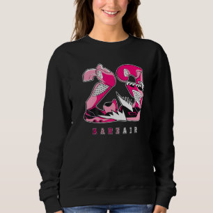 Camiseta 23 Raro Ar Low Triplo Rosa Correspondente